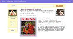 Desktop Screenshot of krsnabook.com